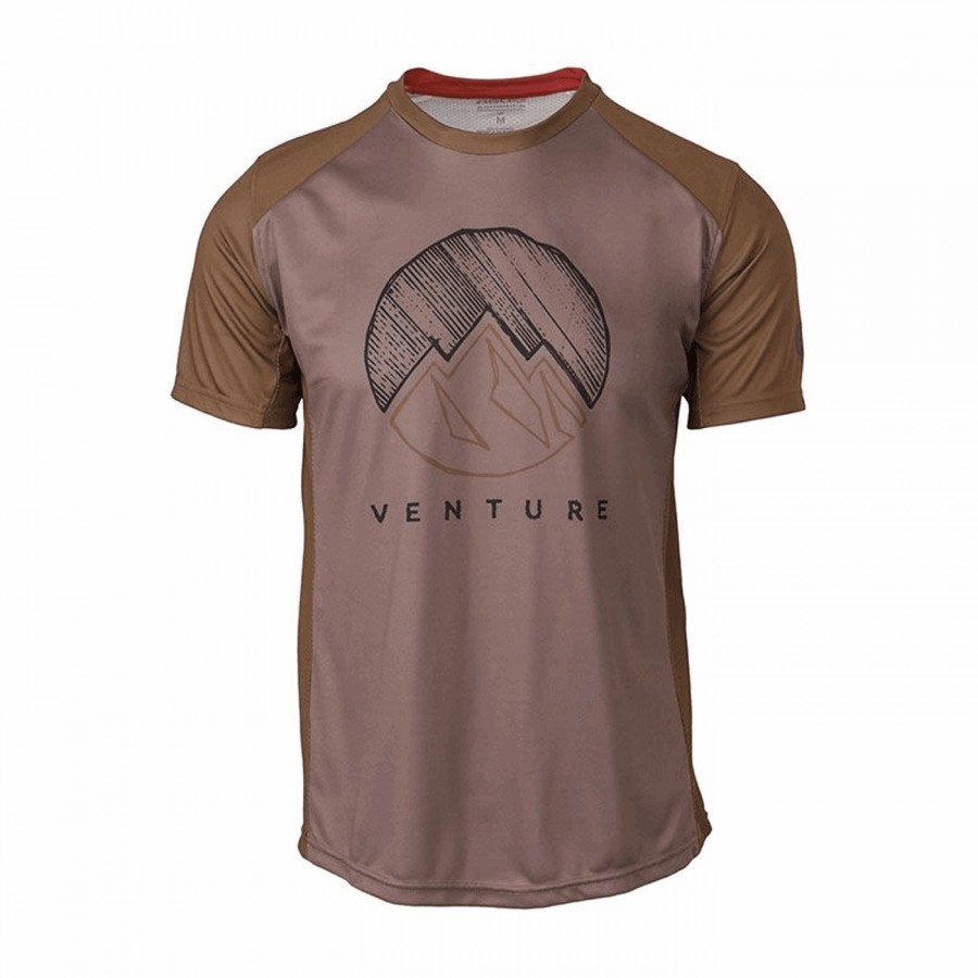 Venture leather mtb jersey - short sleeves size s - 1