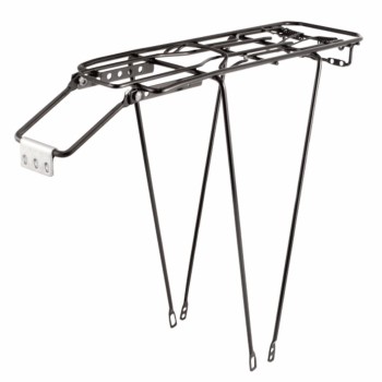 Rear parcel holder 26-28 "in silver steel max 25kg - 1