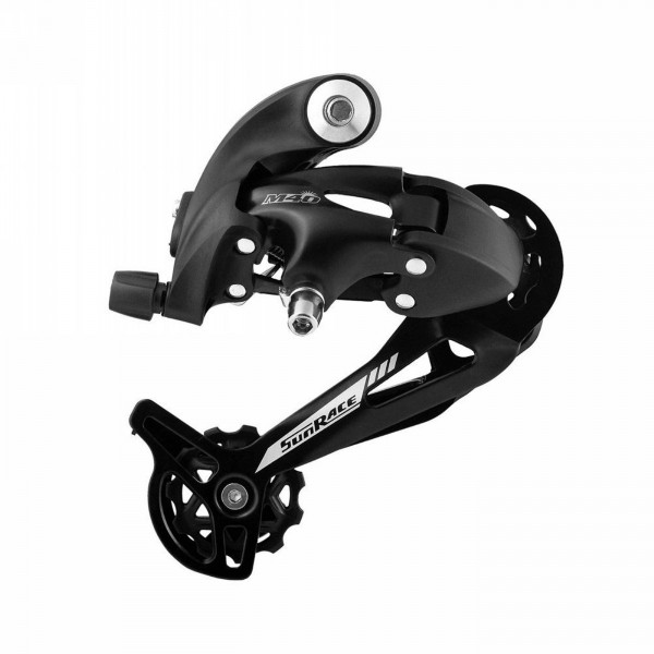 Mtb derailleur 2/3x7/8s long steel cage 34 teeth black - 1