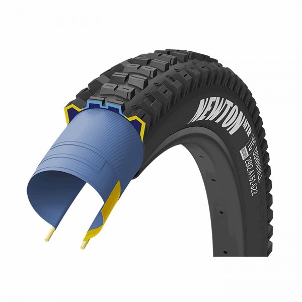 Newton mtr 27.5x2.4 tubeless complete downhill rear tire black - 1