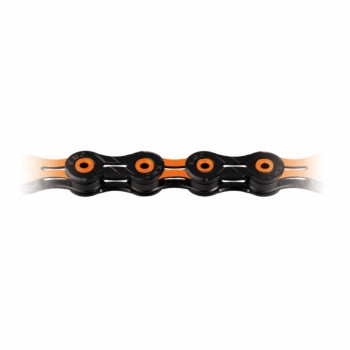 11v x11sl chain with black-orange diamond like coating treatment - 1