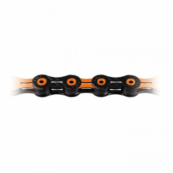 11v x11sl chain with black-orange diamond like coating treatment - 1