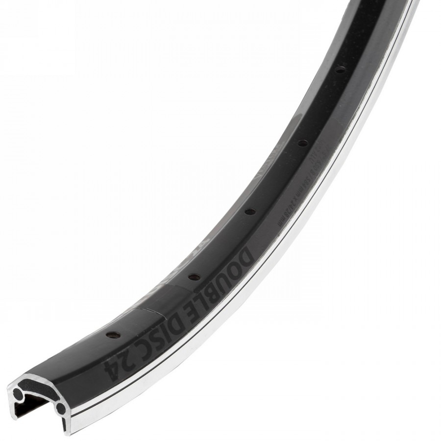 Aluminium rim double wall ventura, 27.5', 36 holes, black, av - 1