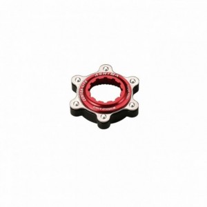 Center lock adaptateur de disque de frein pour pin: 9/10/12mm rouge - 1