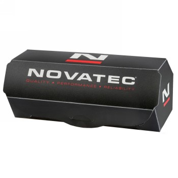 Ultra-light racing hub novatec, aluminium, vr, with 2 japanese ball bearings, black, with removable quick-release lever, weight 