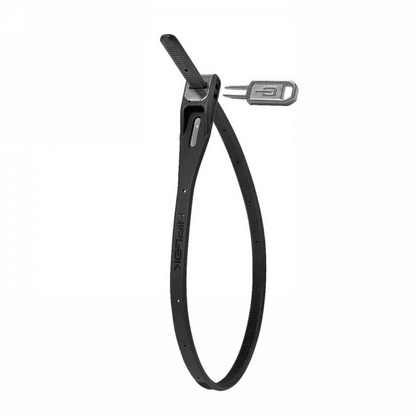 Black cable lock with key 400mm - 1