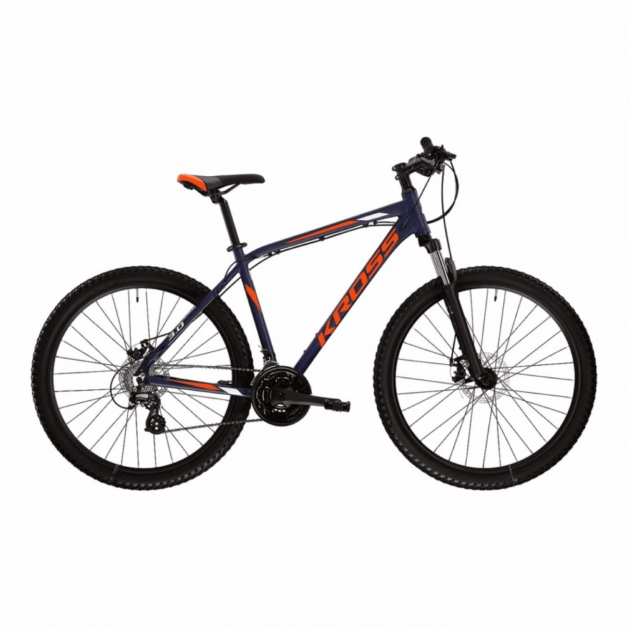 Mtb hexagon 3.0 uomo 27,5" blu/arancio/bianco 7v taglia l - 1 - Mountain bike - 5902262039451