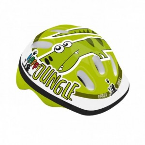 Casque baby happy jungle blueberry vert - taille xs (44/48cm) - 1
