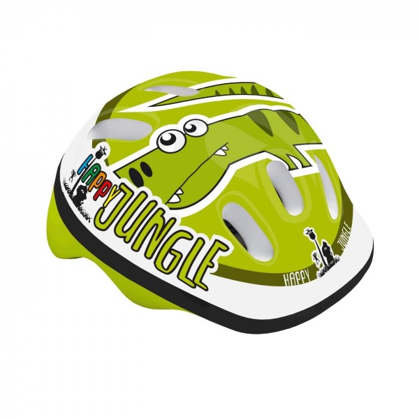 Casco baby happy jungle mirtillo verde - taglia xs (44/48cm) - 1 - Caschi - 8005586209788