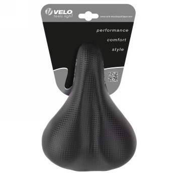 Sella velo, per bambini/ragazzi (ruote da 12' + 16'), 206 x 153 mm, con morsetto, nero, su scheda - 4 - Selle - 0887539038977