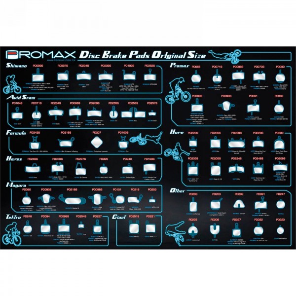 Promax poster 'brake pads' overview, full size - 1