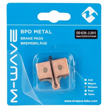 Brake pads, sintered, for disc brakes shimano xtr br-m9000, - br-m9020, - br-m987, - br-m985, xt: - br-m785, slx: - - 2