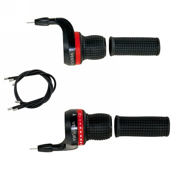 Twist right + left commands, index/index, 21 speeds, with internal cable, with external coating, mv - 1