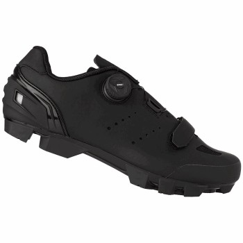 Mtb-schuhe m610 unisex schwarz – nylonsohle und obenliegender verschluss, größe 41 - 1