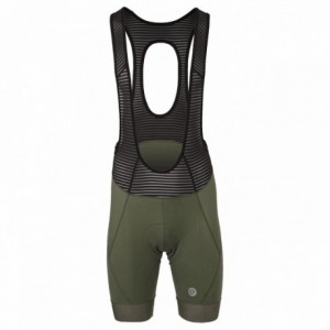 Bib shorts ii essential prime man black/army green size xl - 1