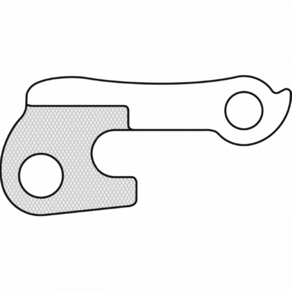 Derailleur hanger gh-017 - 1