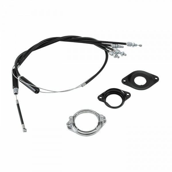 Kit cable+funda trasero bmx/freestyle - rotación 360° manillar - 1