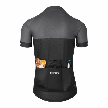 Schwarz/graues Chrono-Jersey-Shirt, Größe S - 4