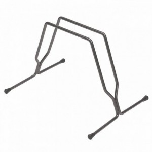 Soporte rack en acero sin ruedas negro - 1