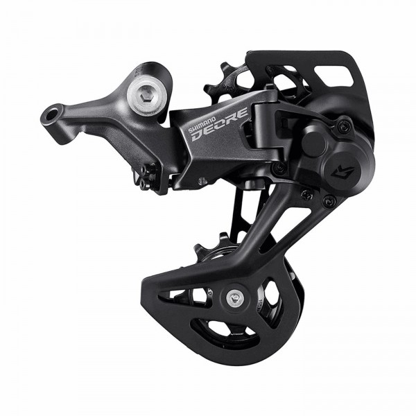 Deore m5130 10s medium cage mtb derailleur and black linkglide - 1