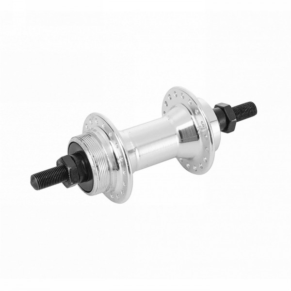 Rear hub 36f silver 1 speed. pin 3/8 - 1