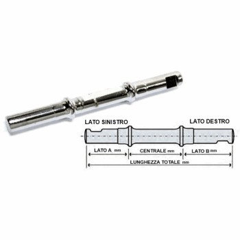 Pin chiavella sport en acero izquierda: 39 centro: 57 derecha: 47 x 143mm - 1