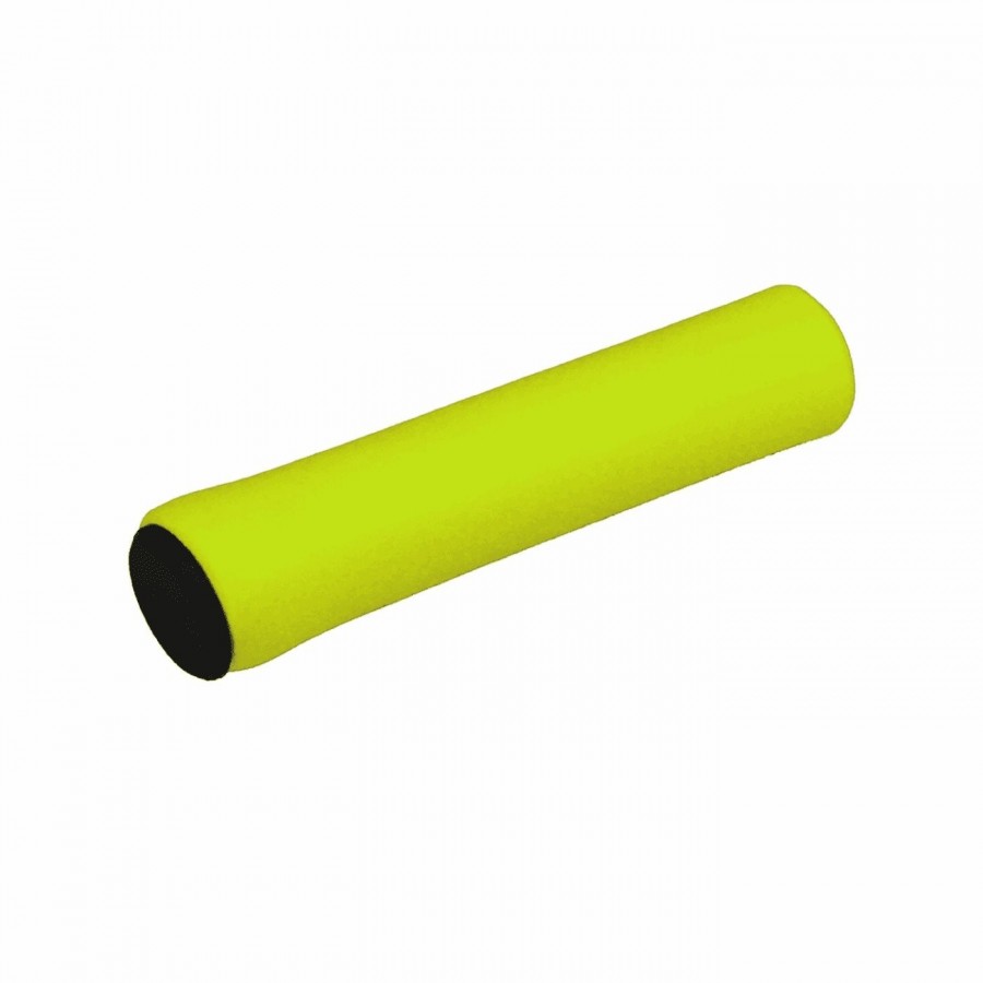 Pair of green silicone mtb grips 130 mm - 1