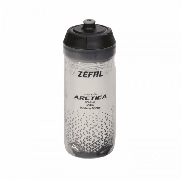 Botella de agua zefal thermal arctica 55 gris-negro 550 - 1