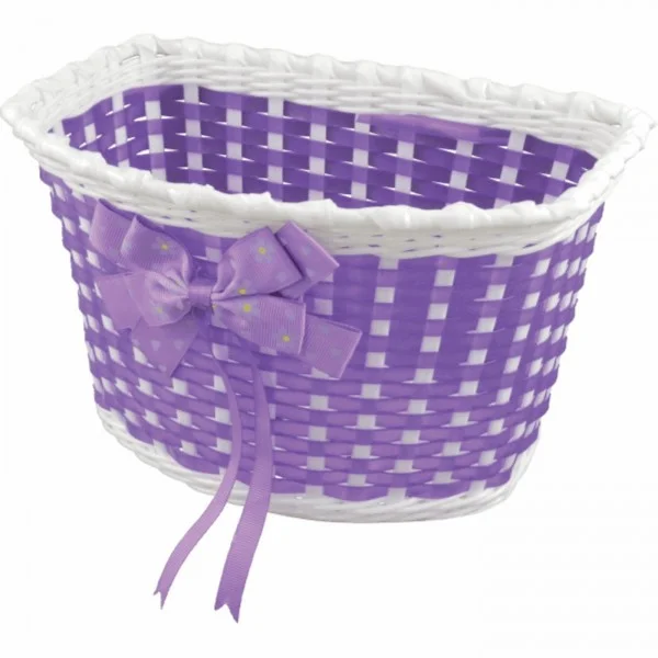 Cesta de plástico para bebés de color morado - 1