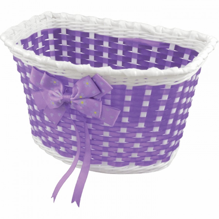 Cesta de plástico para bebés de color morado - 1