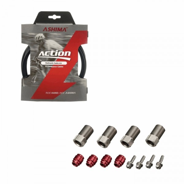 Kit tubo + conectores sram 5x2,1mm y longitud: 3m en nylon - 1