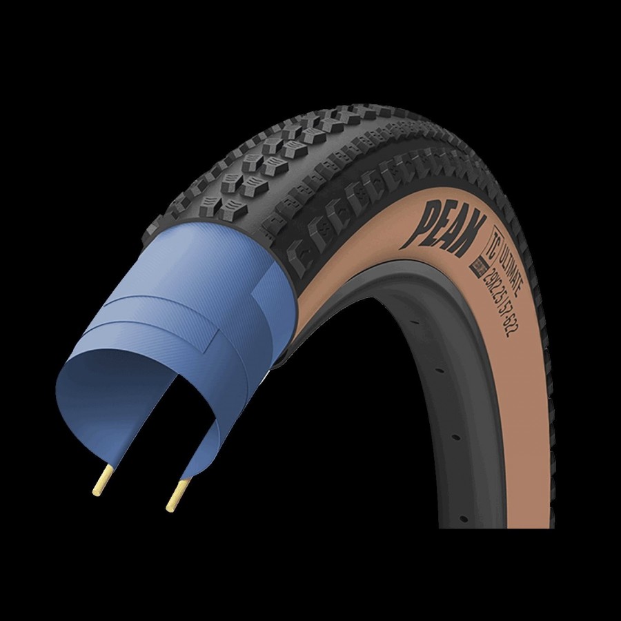 Peak tire 27,5x2,25 tubeless complete cross country black/para - 1