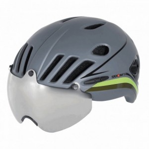 Helm vision grau/schwarz - größe m (54/58cm) - 1