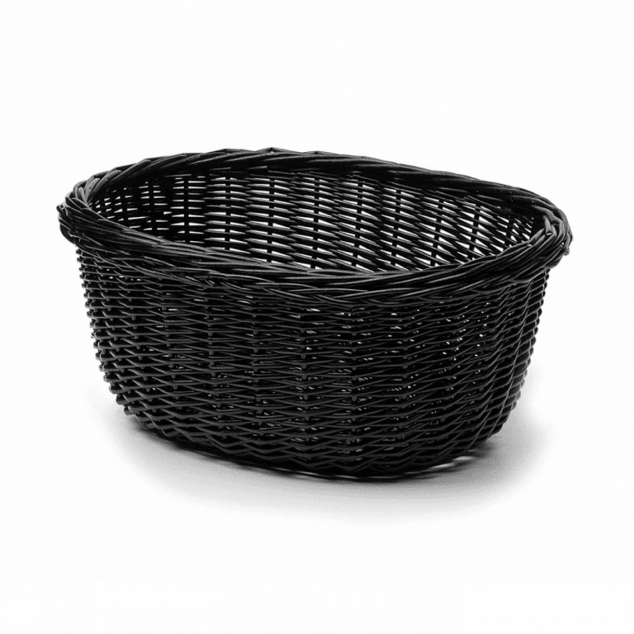 Large holland black wicker basket - 1
