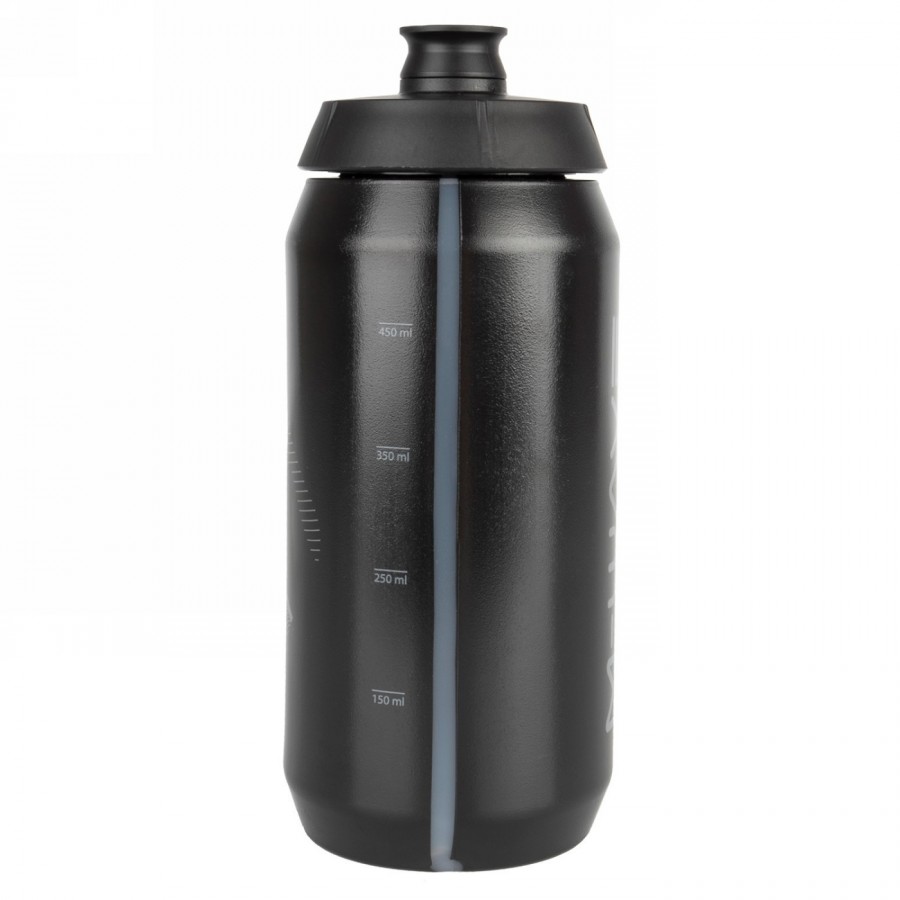 M-wave PBO 550 water bottle, plastic, 550 ml, black/black/black, on card - 2