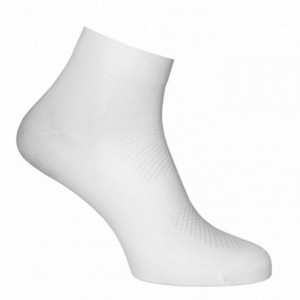 Calcetines deportivos coolmax bajos largo: 9cm blanco talla sm - 1