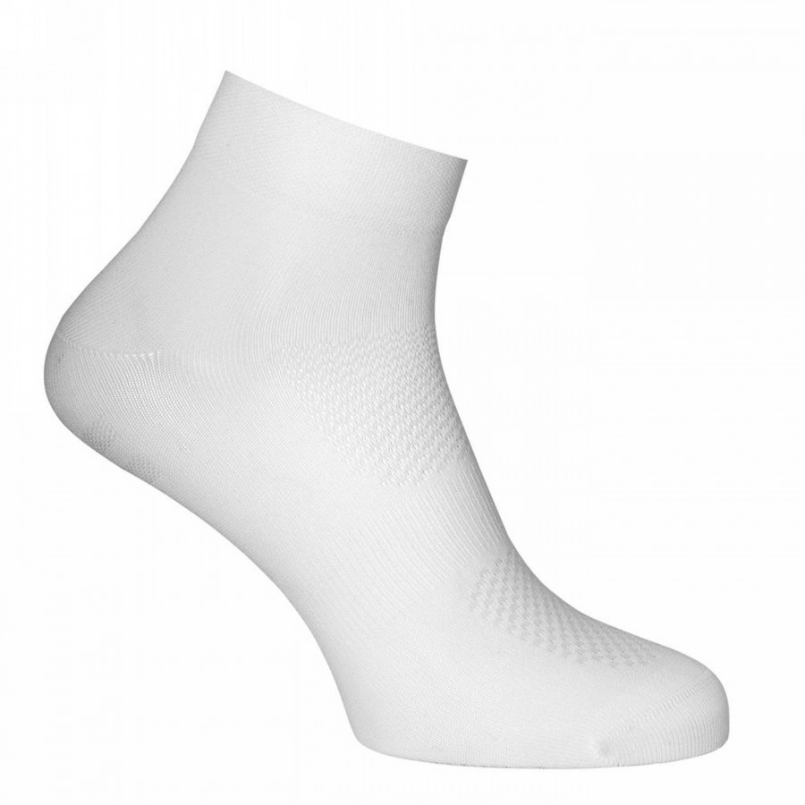 Calcetines deportivos coolmax bajos largo: 9cm blanco talla sm - 1