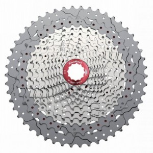 12-speed cassette 10-50 mz91 xd 42t and 50t aluminum, silver color - 1