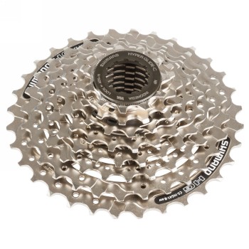 Pignone a cassetta, shimano cs-hg41, 8 velocità, 11-13-15-18-21-24-28-32t(aw), preassemblato (tappo cs), oem - 1 - Cassette - 06