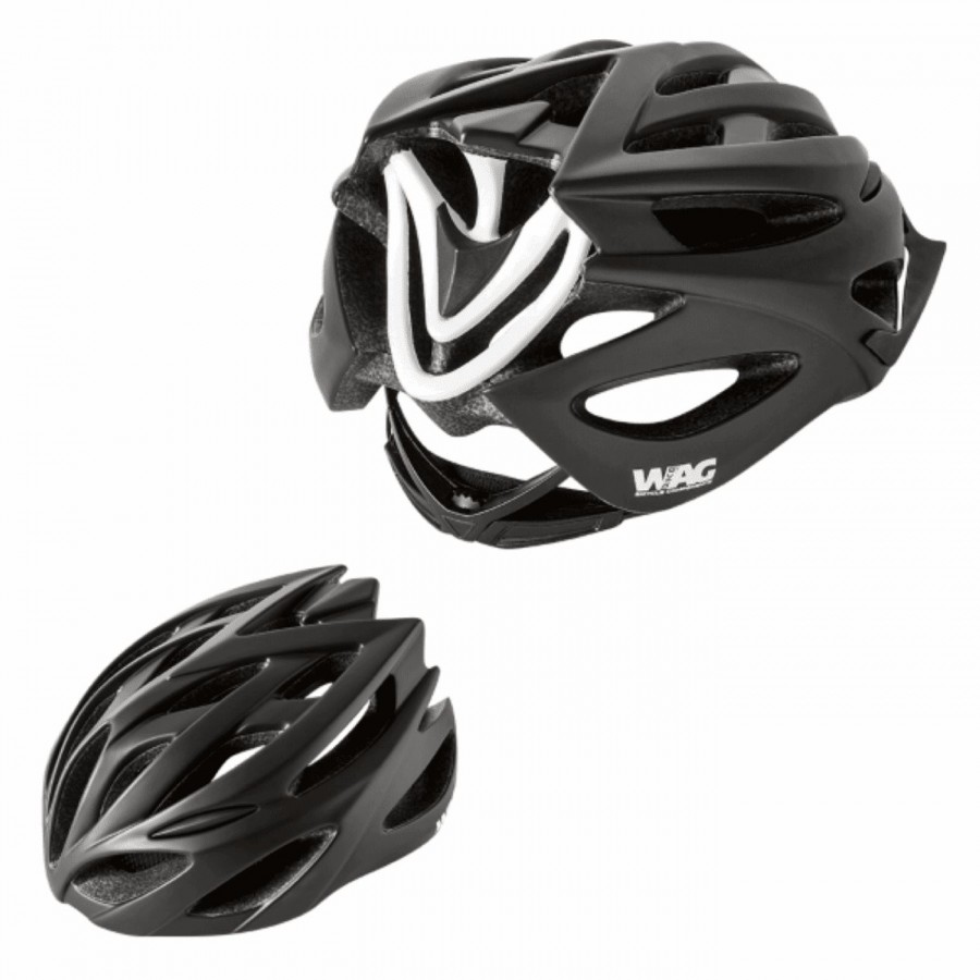 Neutron adult helmet, in-mold shell, size m, black / white color. - 1