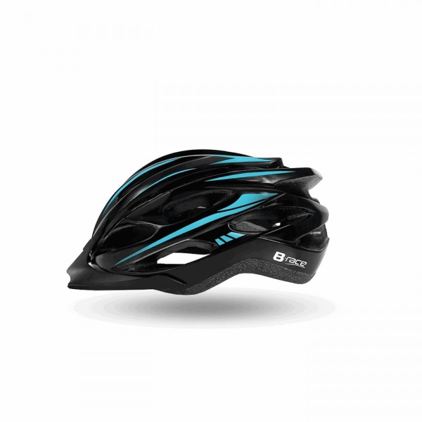 Casco granith in-mold negro/azul talla 58/62cm - 1