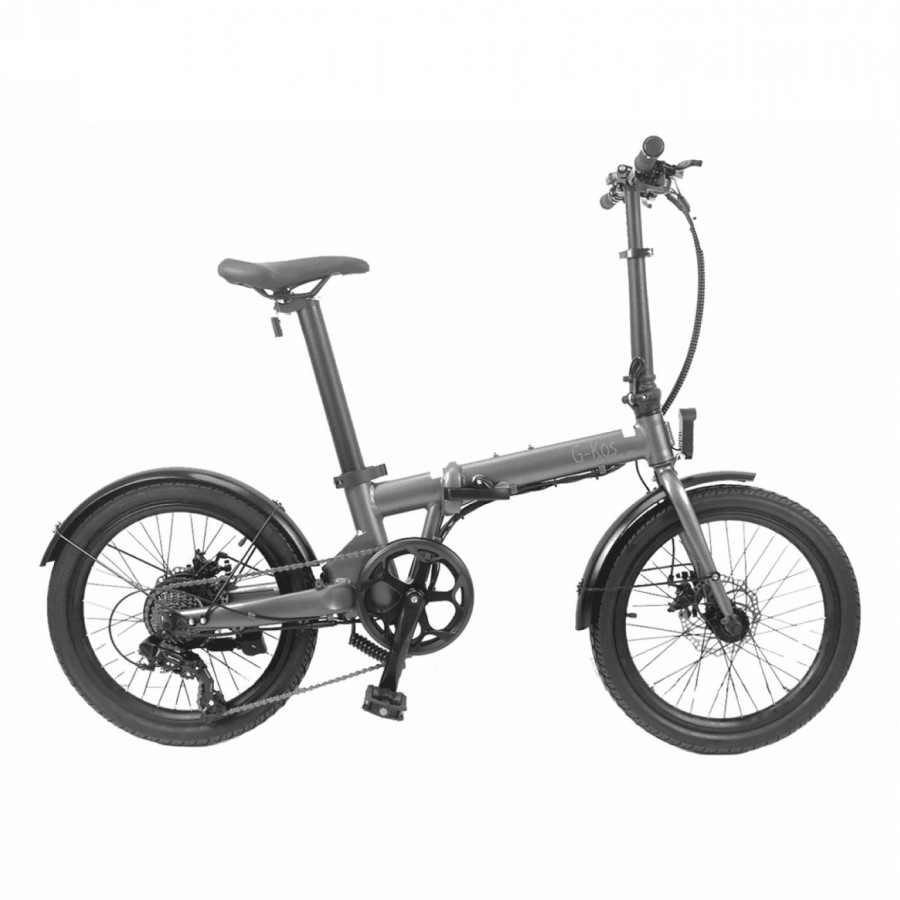 Bici e-bike 20" g-kos g-bike grigio 36v 250w7.2ah chiudibile - 1 - E-bike - 8053626359573