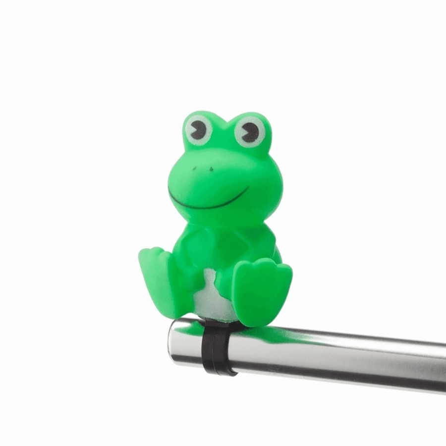 Green frog puppet bell - 1