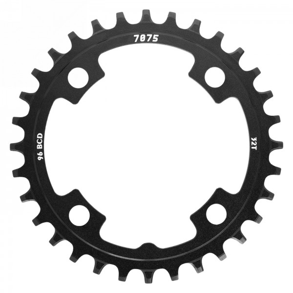 Single chainring 32t - bcd 96mm black for crankset (305850640) - 1