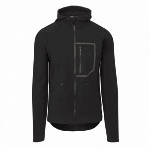 Kapuzenjacke venture dwr tech unisex schwarz mit kapuze größe l - 1