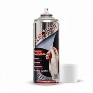 Removable paint can wrapper pure white opaque 400 ml - 1