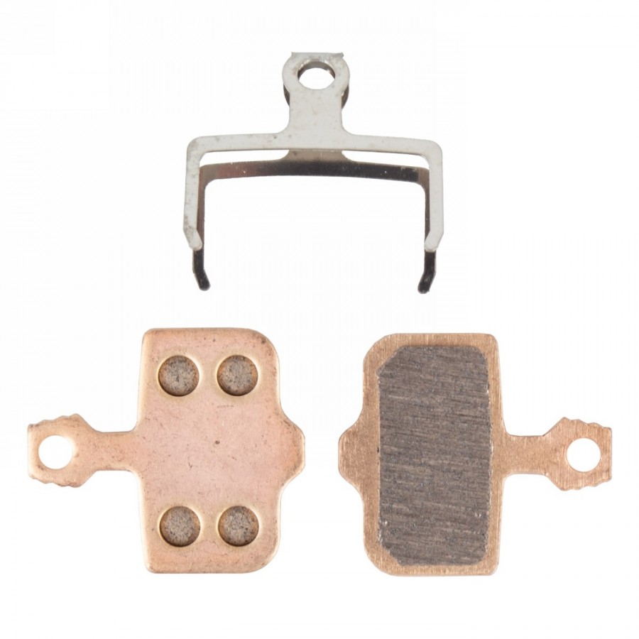 Brake pads, sintered, for avid disc brakes: elixir/db, with spring, 1 pair for front or rear, in m-wave blister pack - 1