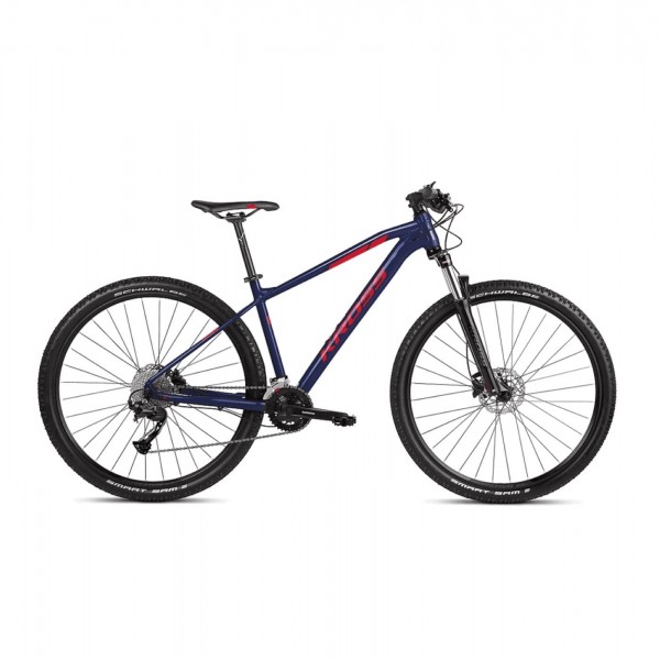 Mtb nivel 2.0 hombre 29" azul/rojo 9v talla s - 1