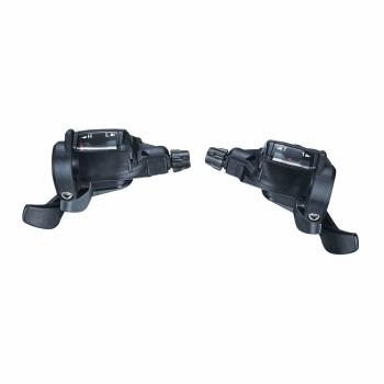 Comando cambio destro mtb 3x7v indicizzato nero (coppia) - 1 - Comandi - 8005586808554