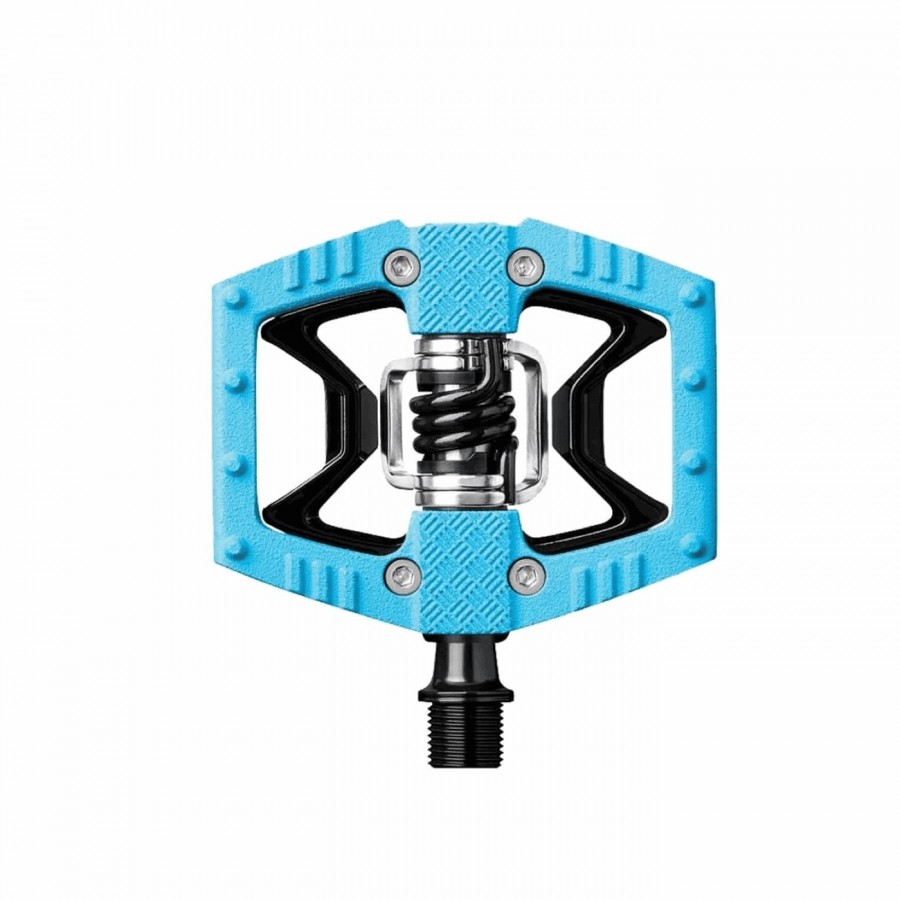 Dual double shot 2 pedals blue / black - 2